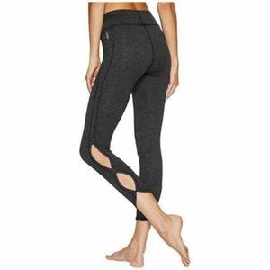 Free People legging workout charcoal black 7/8